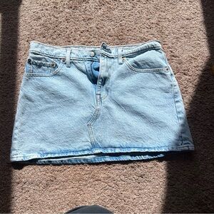Levi's Light Blue Denim Skirt